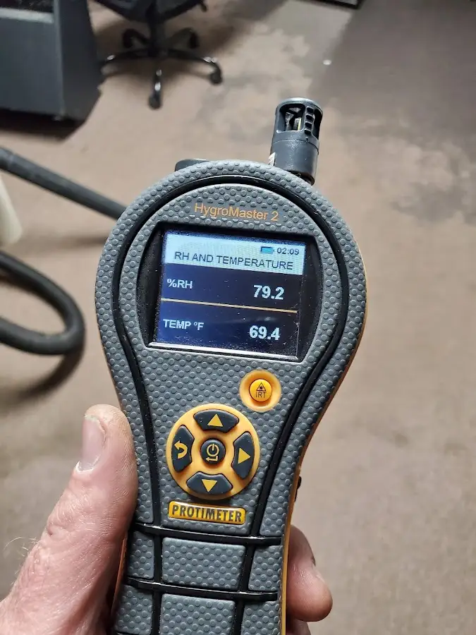 Moisture meter humidity assessment for Fire & Smoke Damage Restoration in Temecula
